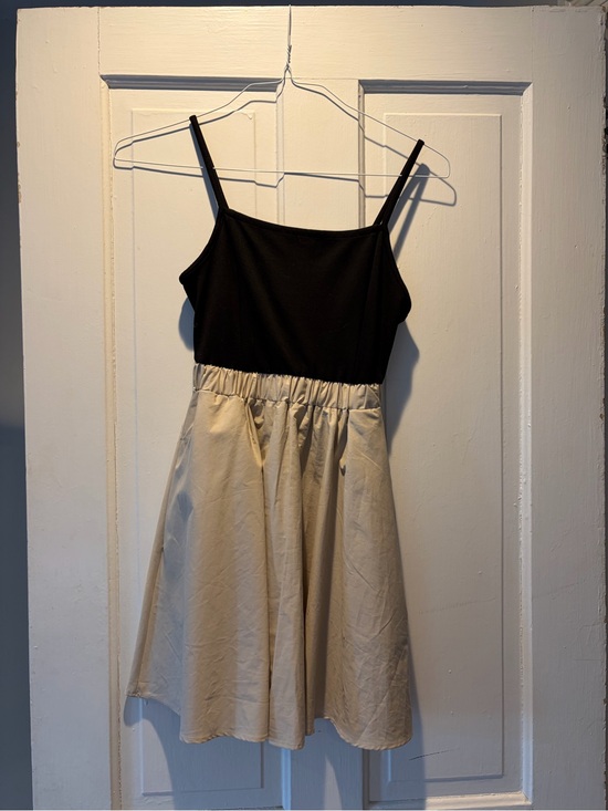Maeve Dresses & Skirts - Maeve Black & Cream A-Line Mini Dress